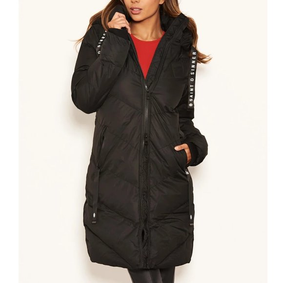 saint and sinner padded coat